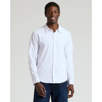 True Classic Men's Stretch Oxford Dress Shirt