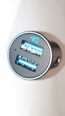 Anker Power Drive 2 Alloy 24W 4.8A Duales USB 12V Auto Ladegerät mit LED-Licht