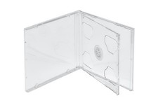 10 STANDARD Clear Double CD Jewel Case