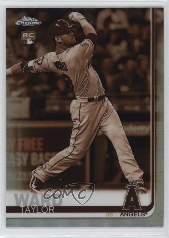 2019 Topps Chrome Sepia Refractor Taylor Ward #78 8w1