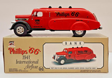 NEW Marx Toys JMT Replicas Phillips 66 ~ 1941 International Airflow Truck Bank