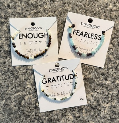 Ethic Goods Morse Code Bracelet - Set of 3