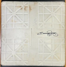 Jimmy Rollins Autographed Game Used Base Philadelphia Phillies SEE DESC