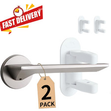 2 Pcs Door Lever Lock for Child Safety - Prevents Toddlers from Opening Doors -