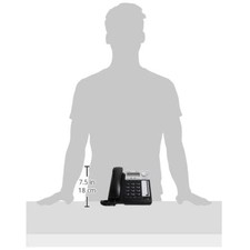 Black 2-Line Speakerphone with Caller ID/Call Waiting