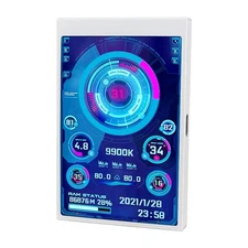 3.5 1 cm IPS Écran secondaire de type C pour ordinateur CPU GPU HDD Display9023