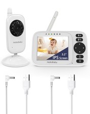 Baby Monitor Camera Audio 3,2 inch IPS Screen No WiFi Night Vision Travel