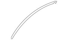 Genuine Toyota Reveal Molding 75072-0R010