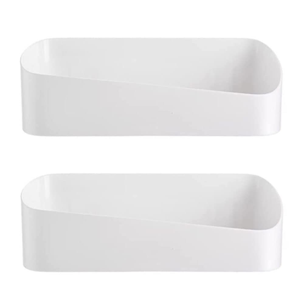 2 Pack Adhesive Bathroom Shelf Organizer Shower Caddy No Drilling Shower Shel...