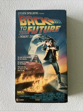 Back to the Future VHS 1986 MCA Home Video Original Blue Box Michael J. Fox
