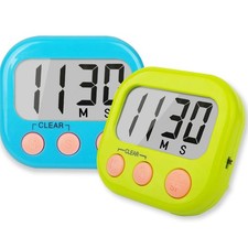 Classroom Timers for Teachers Kids 3.07 x 2.76 x 1.93 inches, Blue Green