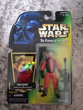1997 Star Wars  The Power of the Force Nien Nunb action figure by Kenner