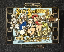 WDW 3 Little Pigs - Silly Symphony - 75th Anniversary pin LE  1500 PP 31997