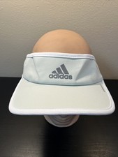Adidas Aeroready Strapback Sun Visor Hat Mint Green Adjustable Lightweight