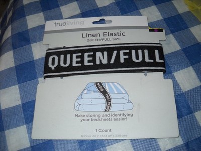 New in Package Queen/Full Bed Sheet Organizer Storage Bands Home Organization