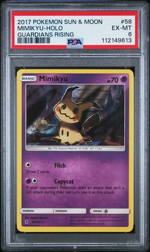 Mimikyu graded PSA 6 for sale on eBay