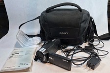 Sony Handycam HDR-CX440 Camcorder w/16GB SD Card, Manual,Cords  Bag