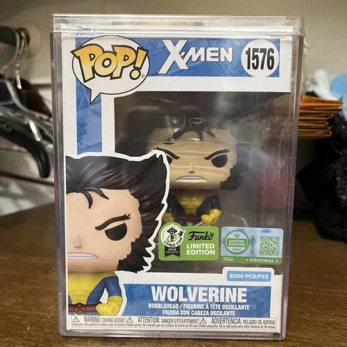 CONFIRMED ECCC Pop! Wolverine (Classic Unmasked) with Pop! Protector LE 5000