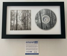 TAYLOR SWIFT SIGNED FOLKLORE FRAMED & MATTED CD & AUTOGRAPH COA ACOA