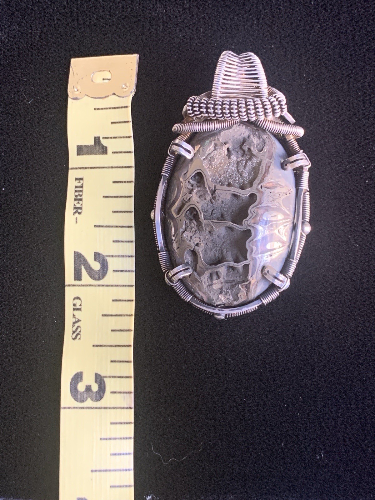 Artisan Handmade Sterling Silver Wire Wrapped Pyr… - image 6