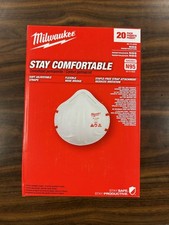 Milwaukee 48-73-4035 20 Pack of N95 Respirators