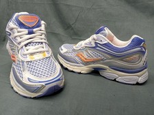 Saucony ProGrid Omni 9 Speed Shades Orange Blue Girls Size 12 New No Box