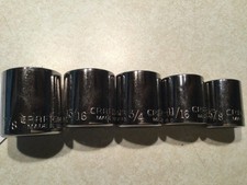 Craftsman 5 Pc 3/8 Drive Socket Set ( New)