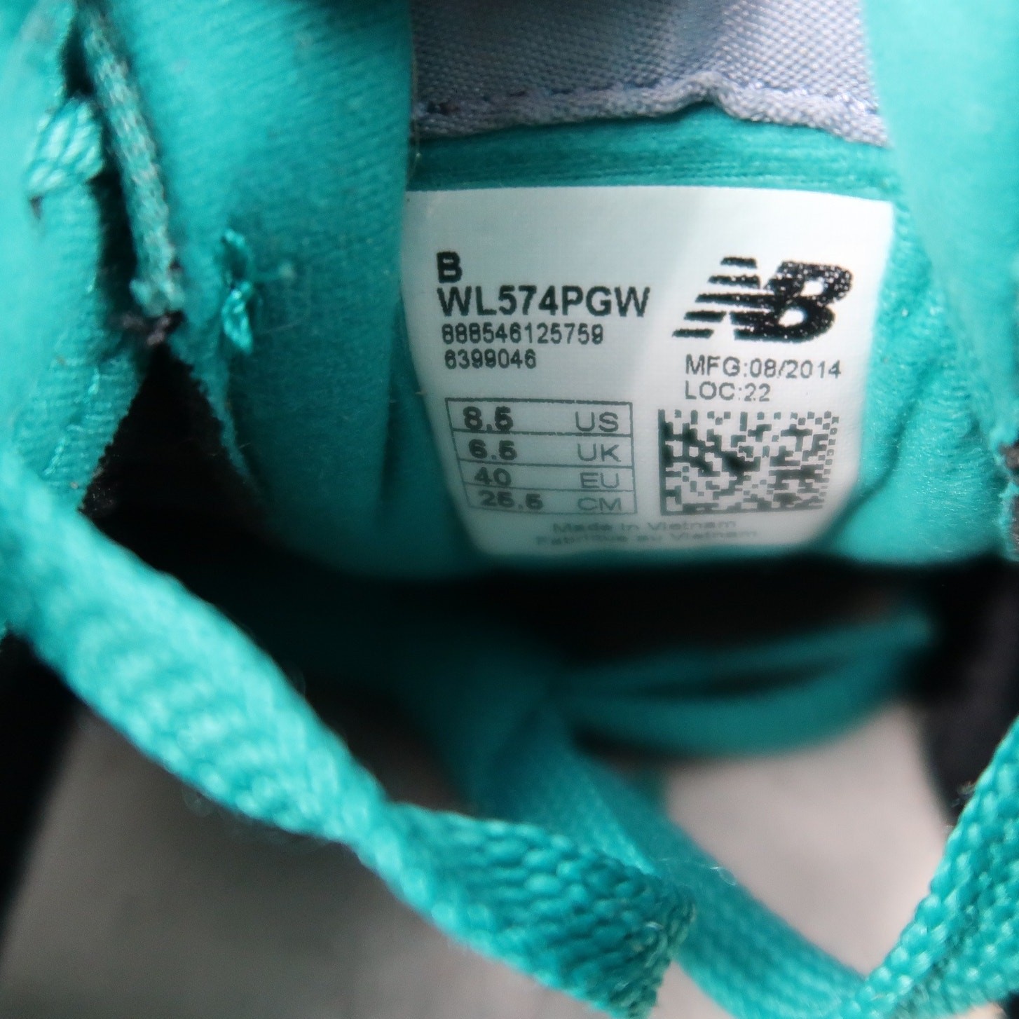 New Balance Shoes Womens 8.5 Sneakers 574 Lifestyle Trainers Athletic Leather  thumbnail 6