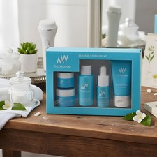 Travel Skincare Moisturizing Set Facial Cleanser Lotion Serum Face & Eye Cream