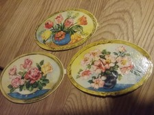 alte Oblaten Glanzbilder Konvolut schön Blumen