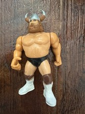 VINTAGE WWF HASBRO Wrestling FIGURE THE BERZERKER VIKING JOHN NORD