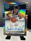 2020 Jaden McDaniels Donruss Optic Holo Rookie ON-CARD AUTO #178 & More