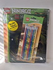 Lego Ninjago Pencils Spiral Journal Pocket Folders New Super Value Bundle Pack