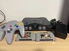 Nintendo 64 N64 Console Controller , 2 Games Power/AV Cables Working/Tested