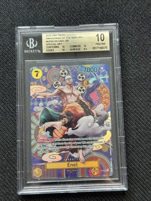 One Piece Awakening of the New Era Enel SR Alt Art OP05-100 BGS 10