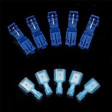 10x Quick Splice Lock Wire Terminals Electrical Crimp Cable Connector Snap-on US