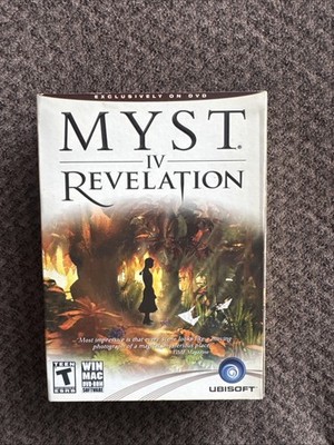 Myst IV Revelation PC DVD-ROM Game Ubisoft Windows Mac New Sealed