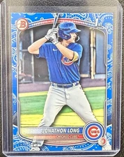 2025 Bowman - Prospects Jonathon Long Blue Pattern /125