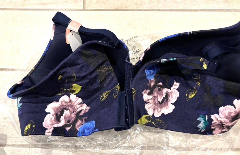 Novo! Lane Bryant Modern Cacique Collection Invisible Back Smoother ~44C Azul - Imagem 4 de 4