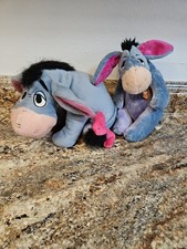 2 Disney Small Eeyore Plush Gently Used