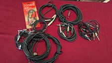 Monster  Mixed guitar/Keyboard cables Lot Various Lengths
