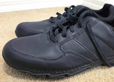 Rockport K73575 Black Leather Lace-Up Comfort Sneakers Men  s Size 11M