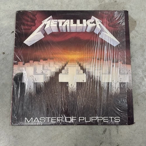 Metallica – Master of Puppets LP 1986 Elektra R-134552 OG Press Inner Sleeve VG