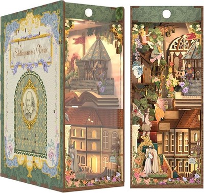 Tonecheer DIY Book Nook Shakespeare´s Verse 3D Puzzle NEU inkl. Versand
