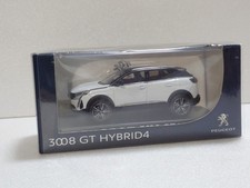 NOREV 1/43 Peugeot 3008 GT HYBRID 4 2020 Blanc Nacré White Minicar