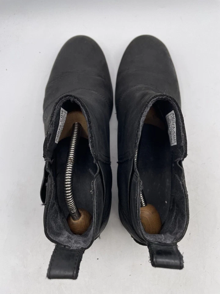 Botín Sorel Emelie para mujer talla 9,5 cuero negro sin cordones NL2671-010 Foto 4 de 4