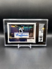 2022 Panini Three & Two Reggie Jackson Timeless Moments Auto 1/15 SGC 9 HOF