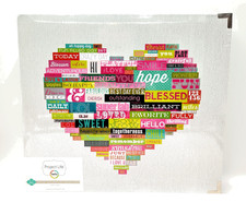 New Becky Higgins Project Life Word Heart Scrapbook Photo Album For 12x12 Pages