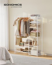 Kleiderständer, offener Kleiderschrank, Kleiderstange, Garderobe aus Metall,