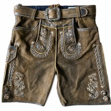 Moser Kids Goat Suede Lederhosen Size 110 German Trachten Oktoberfest Bavaria